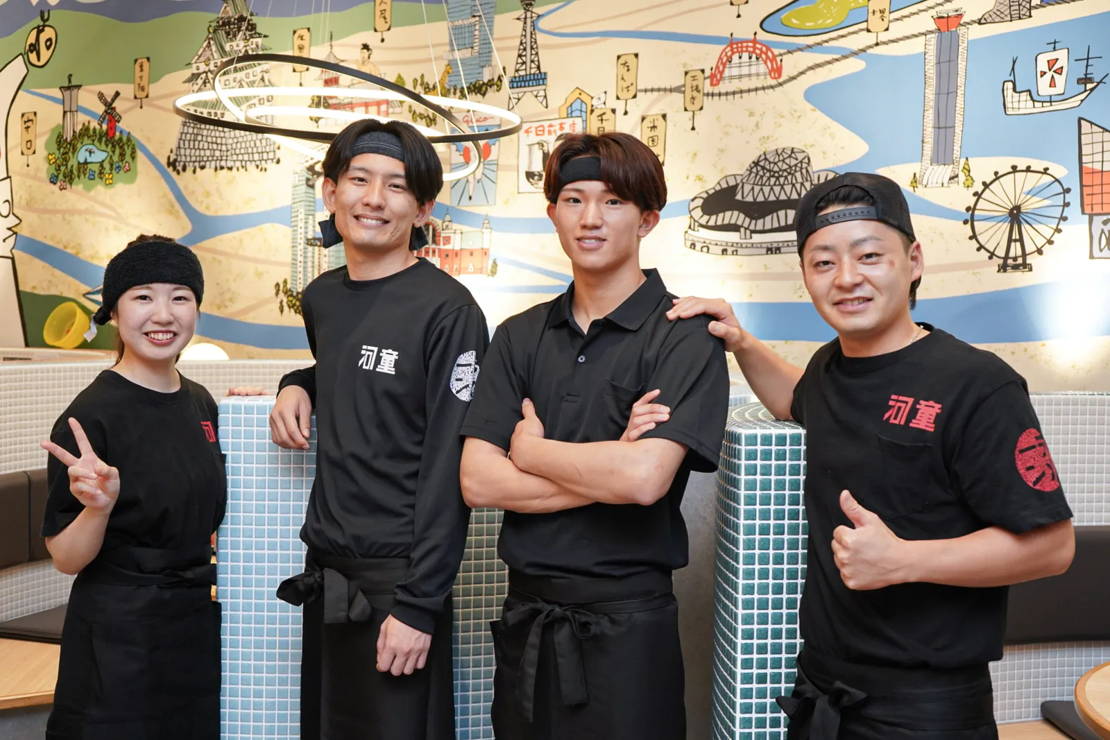 醤油豚骨ラーメン 河童ラーメン本舗のイメージ