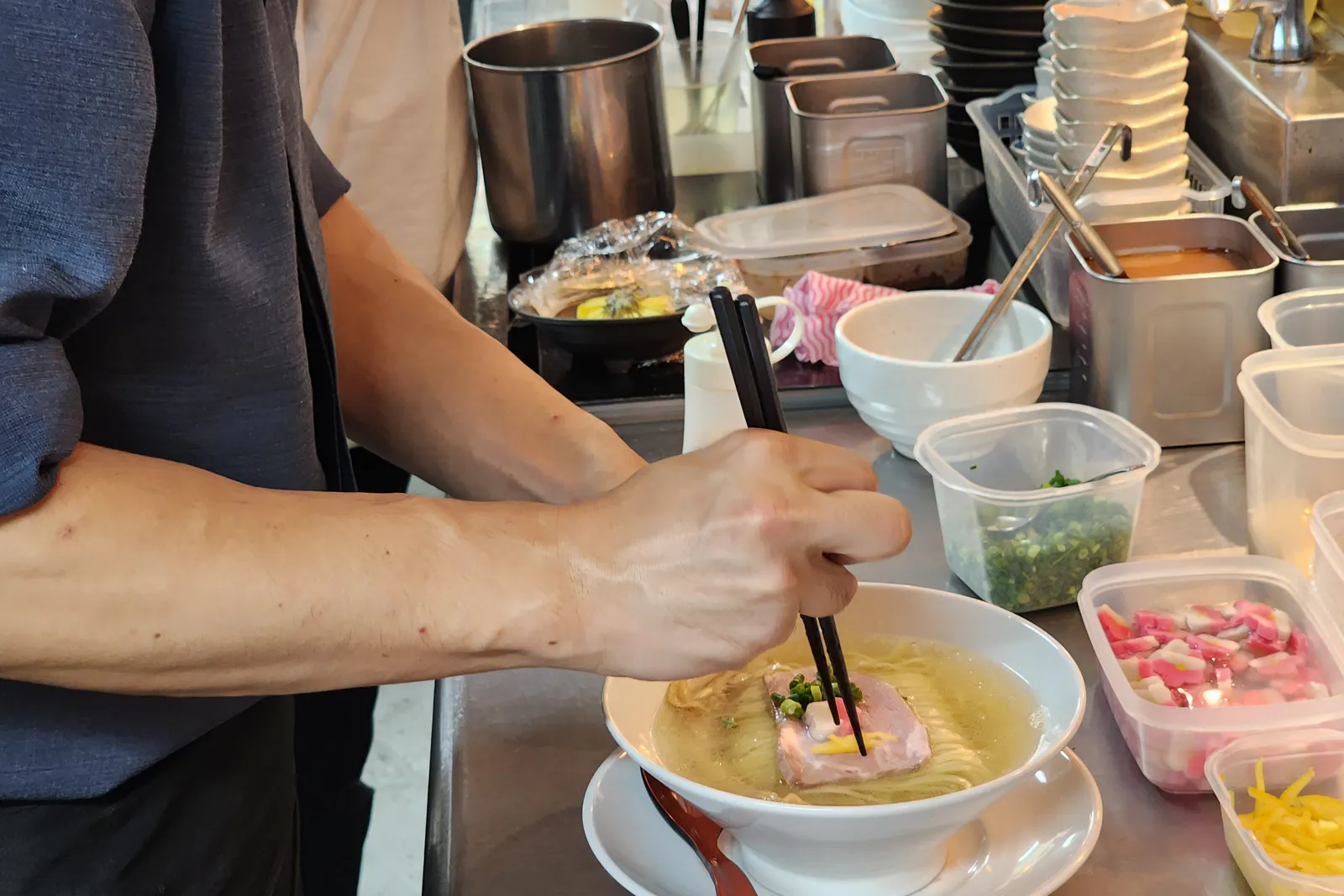 塩ラーメン 鯛塩そば灯花 コレド室町テラス店